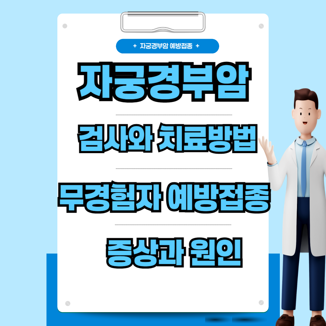 자궁경부암 예방접종 검사 치료방법 무경험자 증상 원인