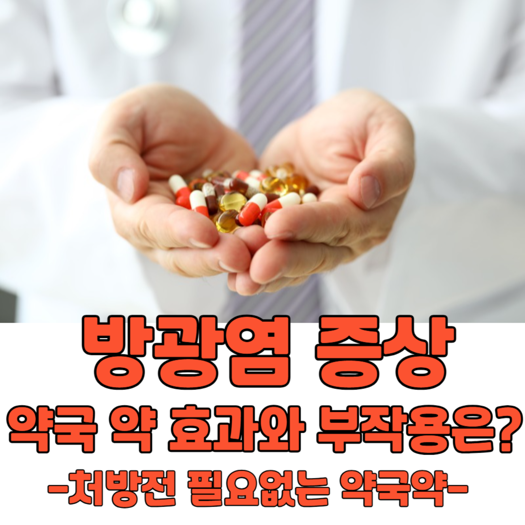 방광염 증상 약국약 효과 부작용