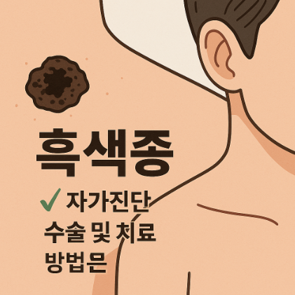 흑색종 자가진단 수술 및 치료 방법